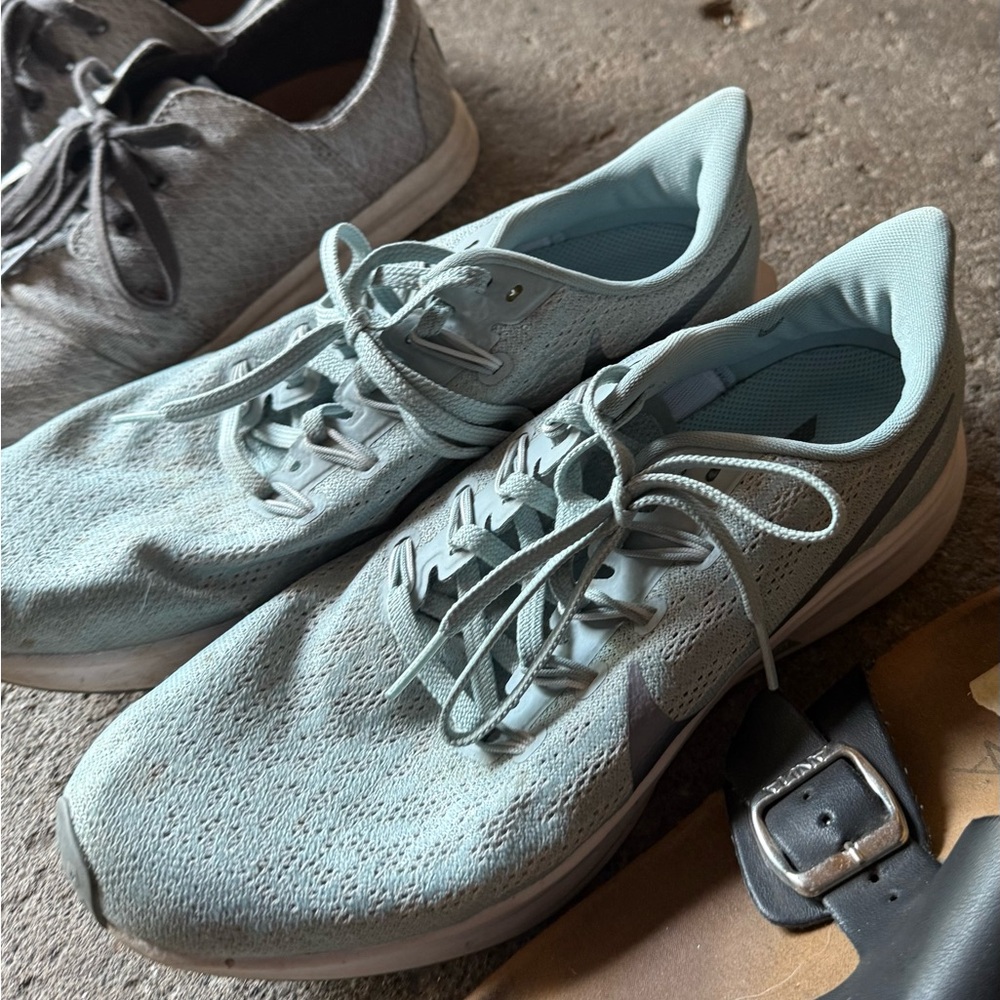 Nike Light Blue Athletic Shoes